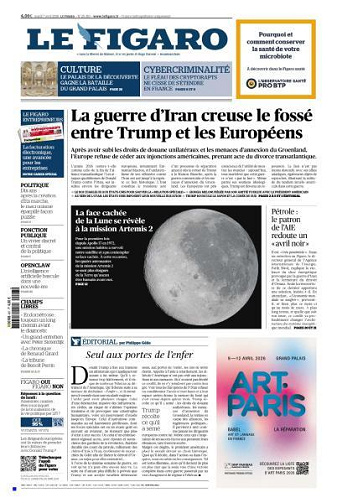 Le Figaro du Mardi 7 Avril 2026