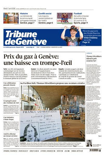 Tribune de Genève - 7 Avril 2026