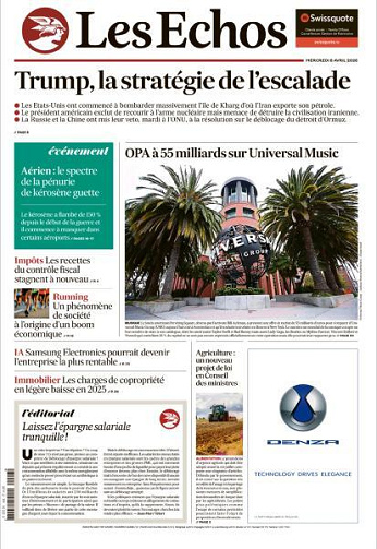 Les Echos - 8 Avril 2026