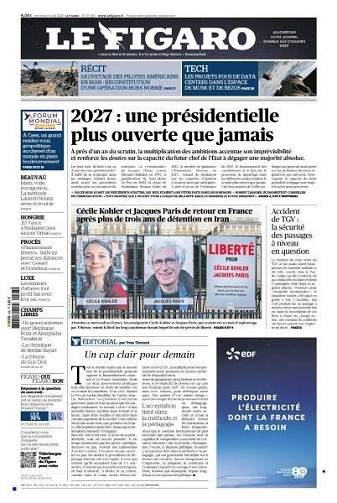 Le Figaro du Mercredi 8 Avril 2026
