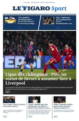 Le Figaro Sport - 8 Avril 2026