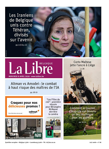 La Libre Belgique Du Mercredi 08 Avril 2026