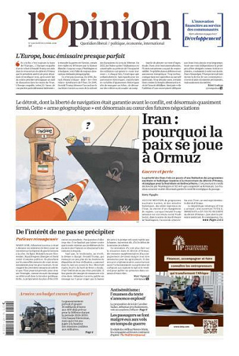 L’Opinion - 9 Avril 2026