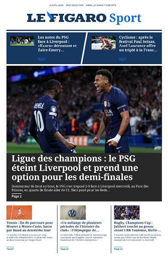 Le Figaro Sport - 9 Avril 2026