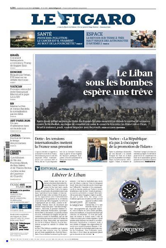 Le Figaro du Vendredi 10 Avril 2026