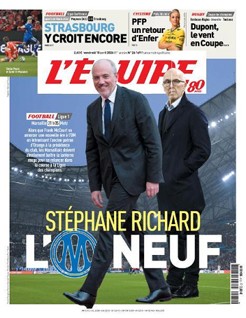 L’equipe du Vendredi 10 Avril 2026