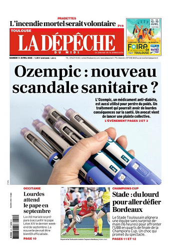 La Dépêche du Midi (16 Éditions) Du Samedi 11 Avril 2026