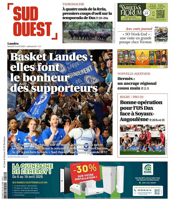 Sud Ouest (9 Éditions) Du Samedi 11 Avril 2026