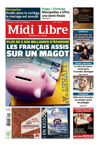 Midi Libre (14 Éditions) Du Dimanche 12 Avril 2026