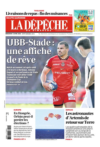 La Dépêche du Midi (16 Éditions) Du Dimanche 12 Avril 2026