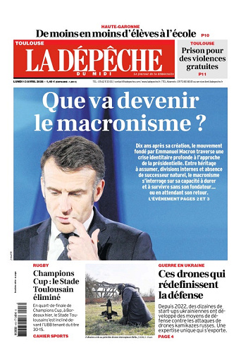 La Dépêche du Midi (16 Éditions) Du Lundi 13 Avril 2026