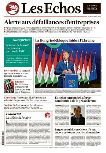 Les Echos - 14 Avril 2026