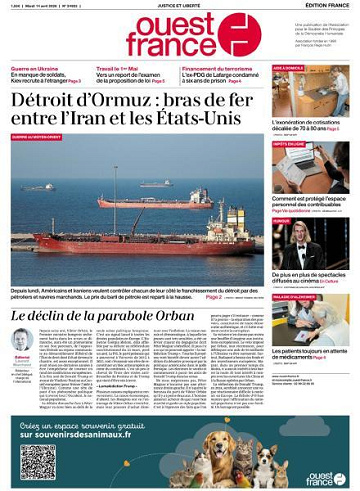 Ouest-France Édition France - 14 Avril 2026