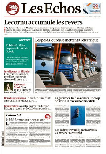 Les Echos - 15 Avril 2026