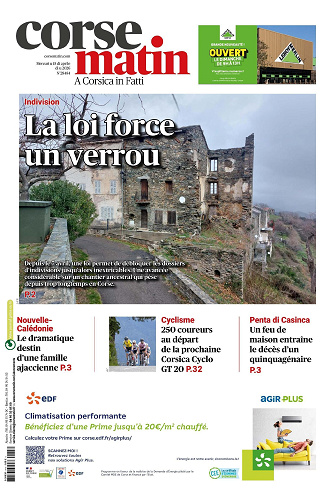 Corse Matin - 15 Avril 2026