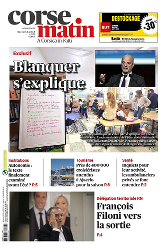 Corse Matin - 16 Avril 2026