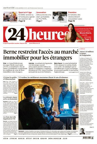 24 heures - 16 Avril 2026