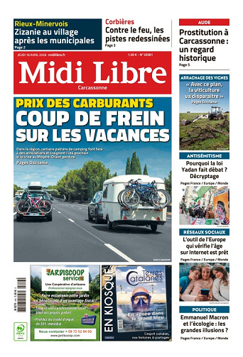 Midi Libre (14 Éditions) Du Jeudi 16 Avril 2026