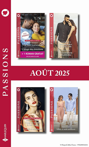 Pack mensuel Passions - 8 romans + 1 titre gratuit (Août 2025) Collectif