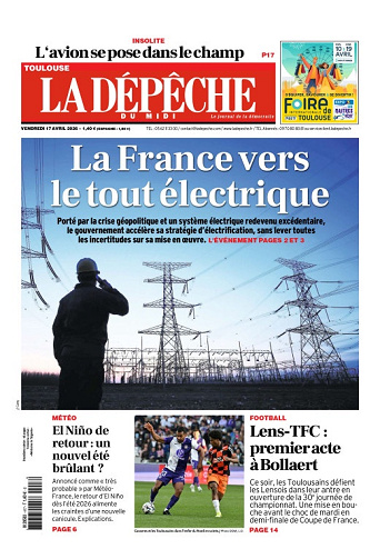 La Dépêche du Midi (16 Éditions) Du Vendredi 17 Avril 2026