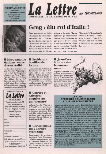 La Lettre De Dargaud - Tome 24