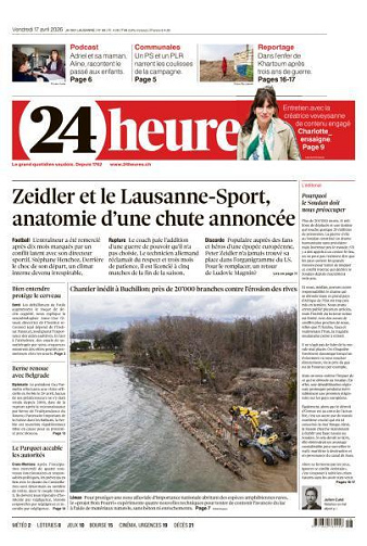 24 heures - 17 Avril 2026