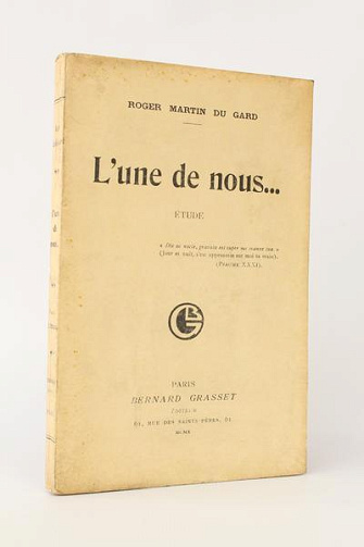 L'Une de nous - Roger Martin Du Gard (1910)