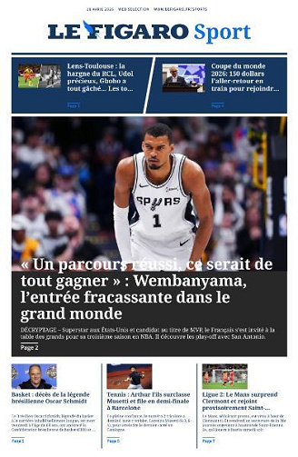 Le Figaro Sport - 18 Avril 2026