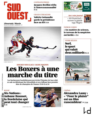 Sud Ouest (10 Éditions) Du Samedi 18 Avril 2026