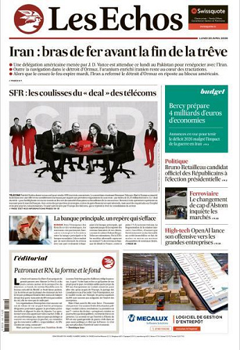 Les Echos - 20 Avril 2026