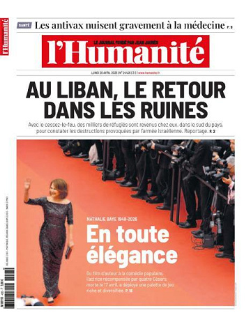 L'Humanite - 20 Avril 2026