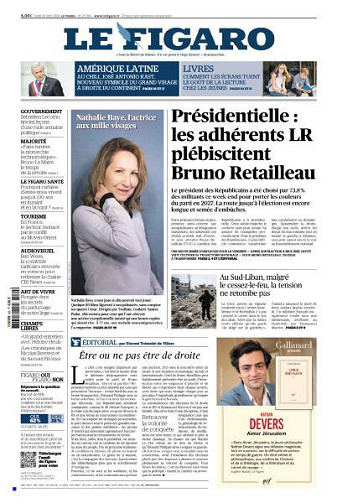 Le Figaro du Lundi 20 Avril 2026