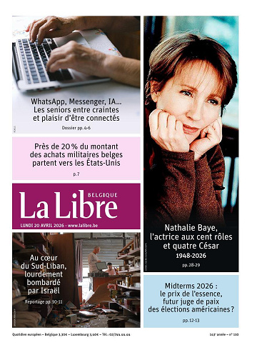 La Libre Belgique Du lundi 20 avril 2026
