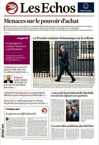 Les Echos - 21 Avril 2026