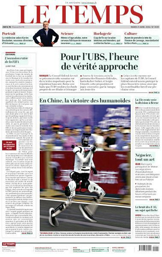 Le Temps - 21 Avril 2026