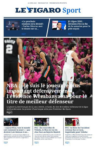 Le Figaro Sport - 21 Avril 2026