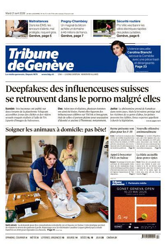 Tribune de Genève - 21 Avril 2026