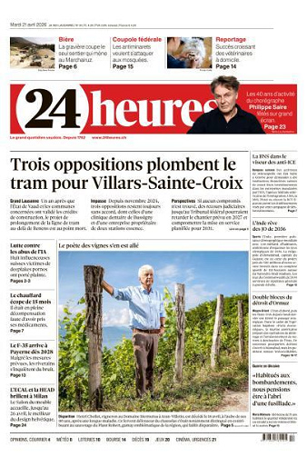 24 heures - 21 Avril 2026
