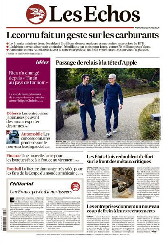 Les Echos - 22 Avril 2026