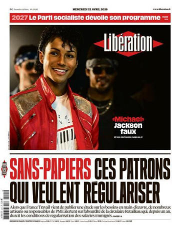 Libération du Mercredi 22 Avril 2026