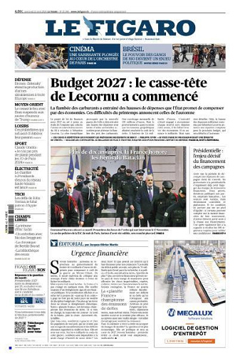 Le Figaro du Mercredi 22 Avril 2026