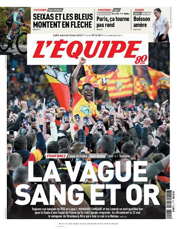 L’equipe du Mercredi 22 Avril 2026