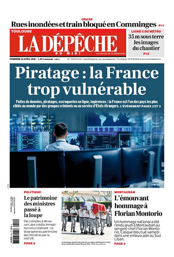 La Dépêche du Midi (16 Éditions) Du Vendredi 24 Avril 2026