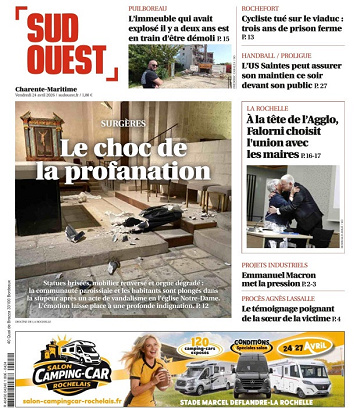 Sud Ouest (10 Éditions) Du Vendredi 24 Avril 2026