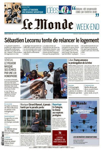 Le Monde - 25 Avril 2026