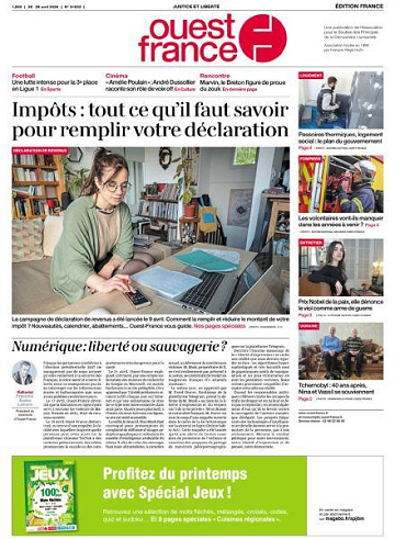 Ouest-France Édition France - 25-26 Avril 2026