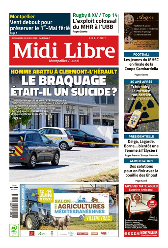 Midi Libre (14 Éditions) Du Dimanche 26 Avril 2026