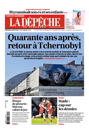 La Dépêche du Midi (16 Éditions) Du Dimanche 26 Avril 2026
