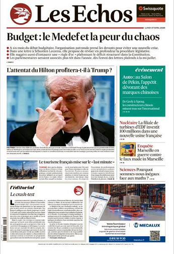 Les Echos - 27 Avril 2026