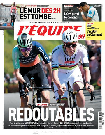 L’equipe du Lundi 27 Avril 2026